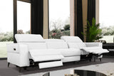 VIG Furniture Divani Casa Nella - Modern White Leather Sofa w/ Electric Recliners VGKN-E9193-WHT VGKN-E9193-WHT