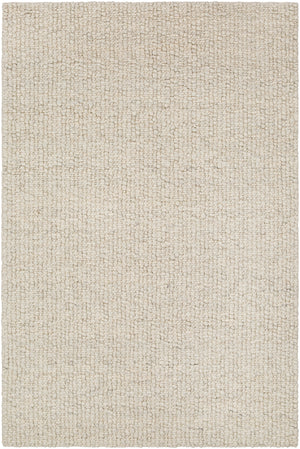 Neravan NER-1001 Modern Wool Rug NER1001-810 Cream, Charcoal 100% Wool 8' x 10'