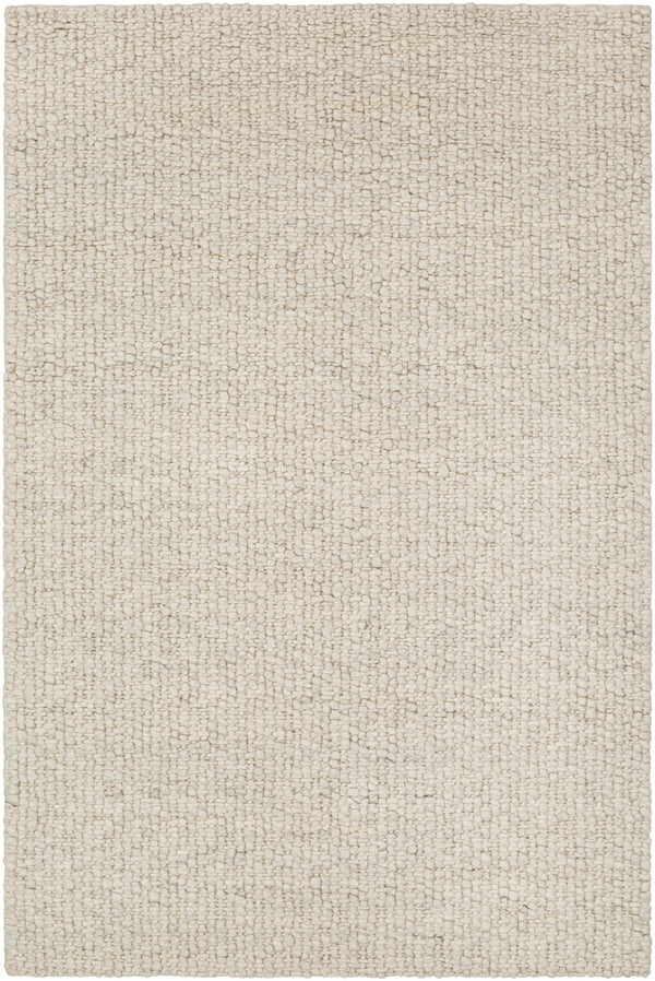 Neravan NER-1001 Modern Wool Rug NER1001-810 Cream, Charcoal 100% Wool 8' x 10'
