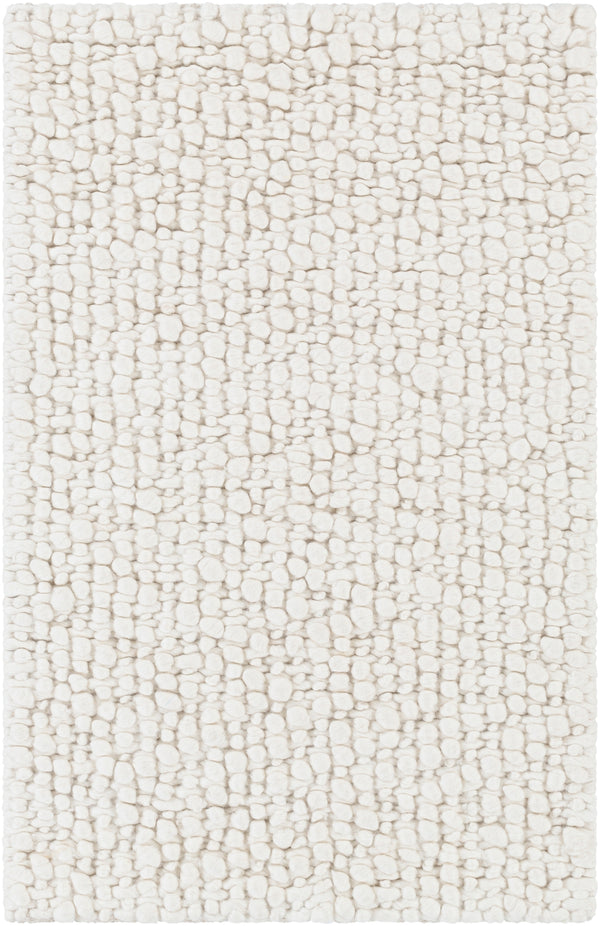 Neravan NER-1003 Modern Wool Rug NER1003-810 Cream 100% Wool 8' x 10'