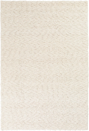 Neravan NER-1003 Modern Wool Rug NER1003-576 Cream 100% Wool 5' x 7'6"