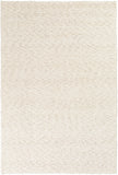 Neravan NER-1003 Modern Wool Rug NER1003-576 Cream 100% Wool 5' x 7'6"