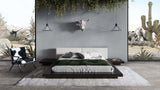 VIG Furniture Modrest Tokyo - Eastern King Contemporary Black and White Platform Bed VGMABR-90-BLK-WHT-EK