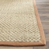 Safavieh Nf114 Power Loomed Seagrass Rug NF114B-4SQ
