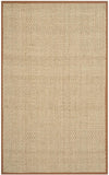 Safavieh Nf114 Power Loomed Seagrass Rug NF114B-4SQ