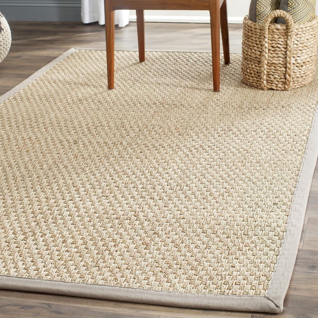 Safavieh Nf114 Power Loomed Seagrass Rug NF114P-5SQ