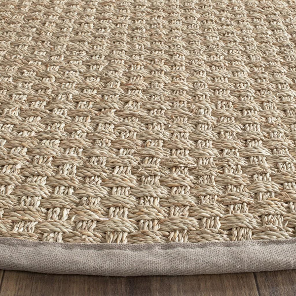 Safavieh Nf114 Power Loomed Seagrass Rug NF114P-5SQ