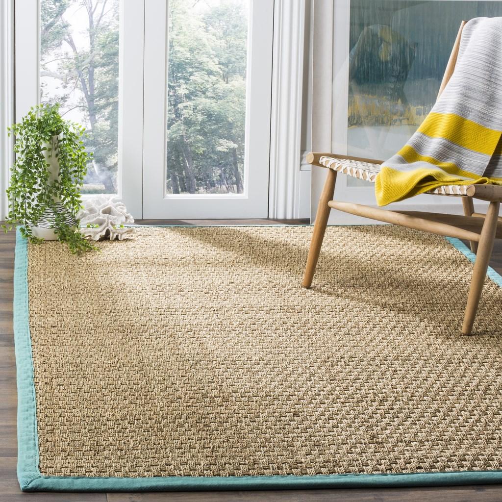 Safavieh Nf114 Power Loomed Seagrass Rug NF114R-9