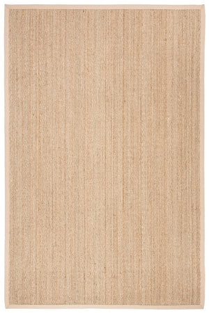 Natural Fiber Nf115  Power Loomed Seagrass Rug Natural / Beige