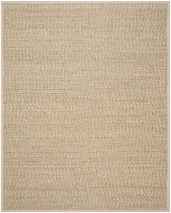 Natural Fiber Nf115  Power Loomed Seagrass Rug Natural / Beige