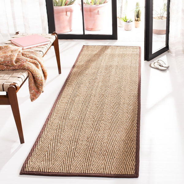 Safavieh Nf115 Power Loomed Seagrass Rug NF115K-4