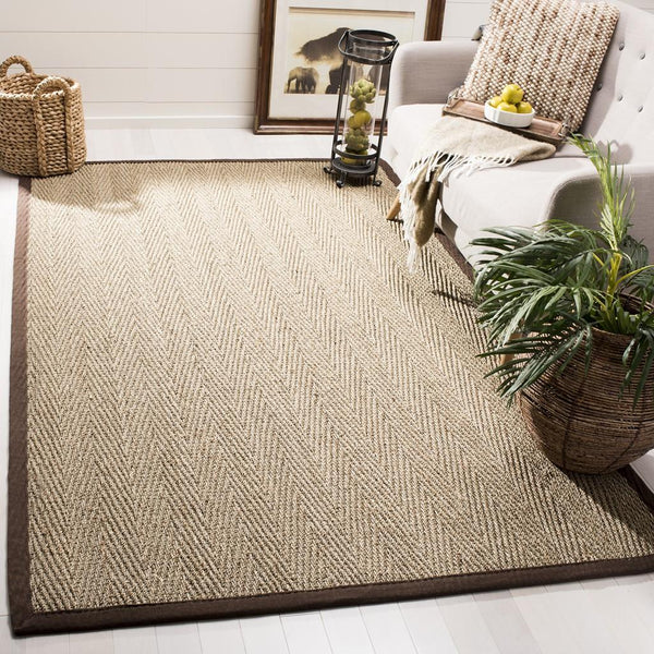 Safavieh Nf115 Power Loomed Seagrass Rug NF115K-4