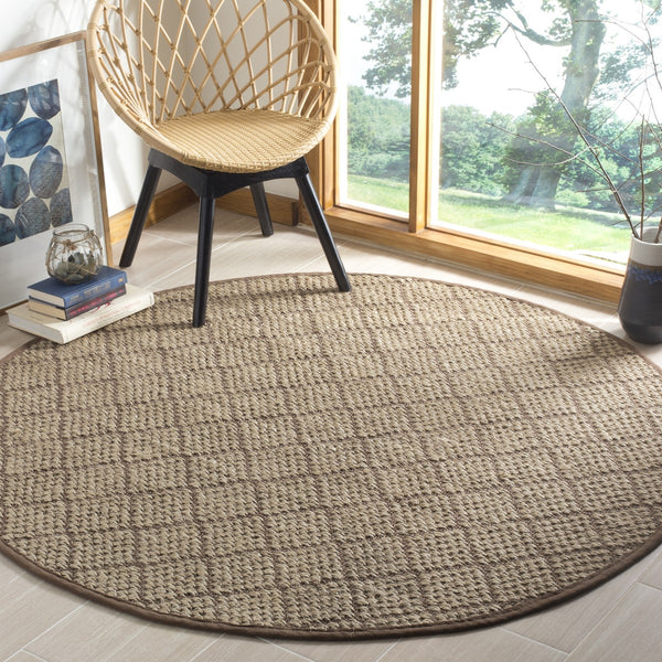 Safavieh Natural Fiber 155 Power Loomed 100% Sisal Pile Rug NF155A-3