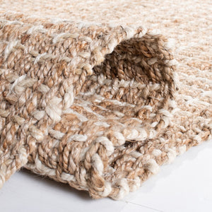 Natural Fiber 187 Contemporary Hand Loomed 100% Jute Rug Natural