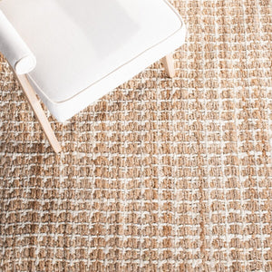 Natural Fiber 187 Contemporary Hand Loomed 100% Jute Rug Natural