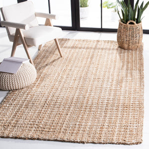 Natural Fiber 187 Contemporary Hand Loomed 100% Jute Rug Natural