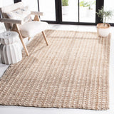 Natural Fiber 188 Contemporary Hand Loomed 100% Jute Rug Natural