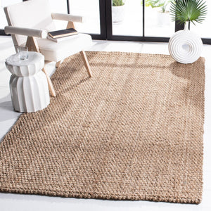 Natural Fiber 189 Contemporary Hand Loomed 100% Jute Rug Natural