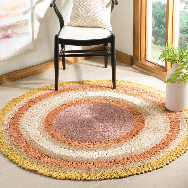 Safavieh Natural Fiber 201 Hand Woven Jute Rug NF201B-3R
