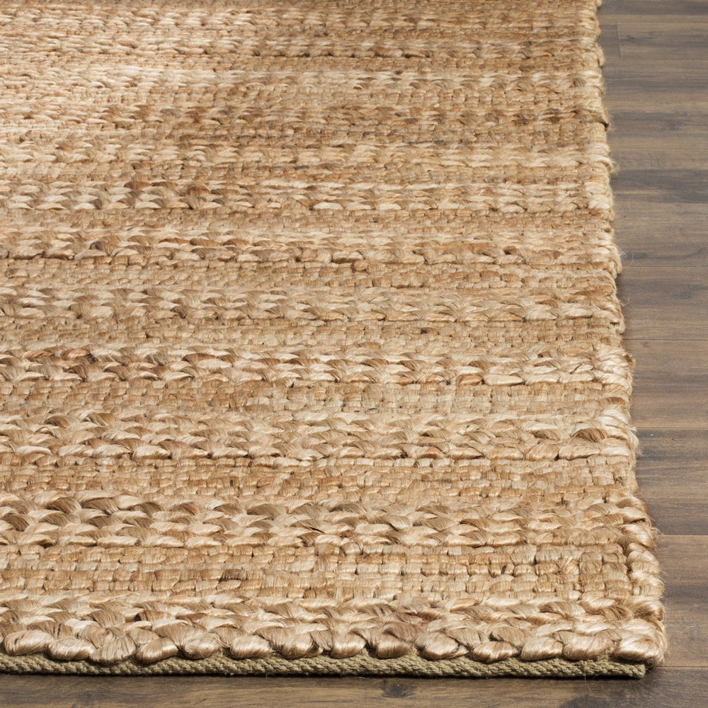 Safavieh Natural Fiber 212 Hand Woven 90% Jute and 10% Cotton Rug NF212A-8SQ