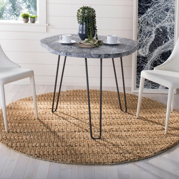 Safavieh Natural Fiber 212 Hand Woven 90% Jute and 10% Cotton Rug NF212A-8SQ