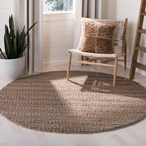 Safavieh Natural Fiber 212 Hand Woven 90% Jute and 10% Cotton Rug NF212B-8SQ