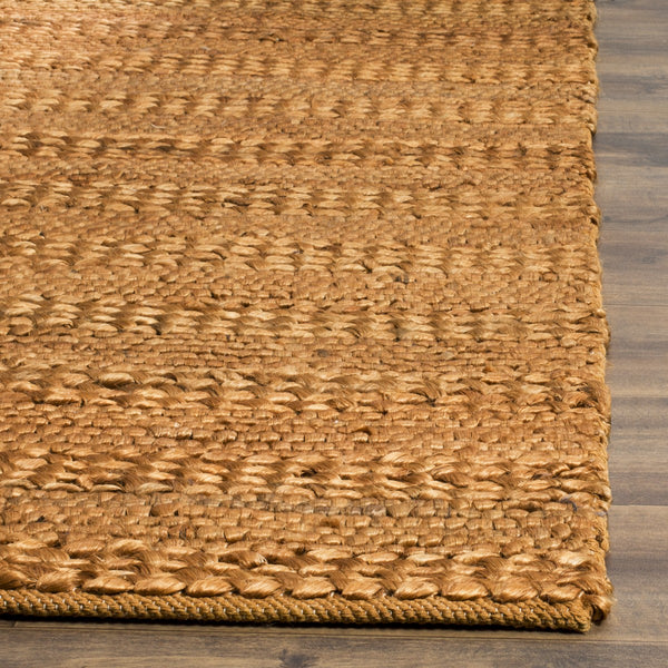 Safavieh Natural Fiber 212 Hand Woven 90% Jute and 10% Cotton Rug NF212E-3