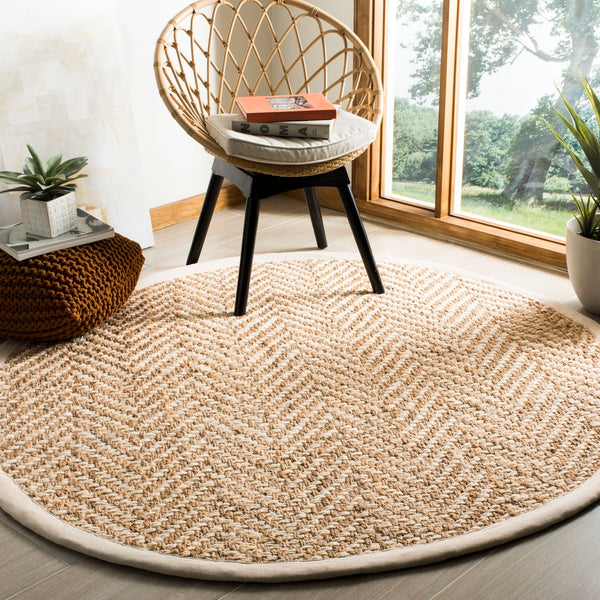 Safavieh Natural NF264 Hand Woven Rug