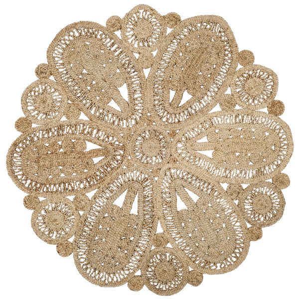 Safavieh Natural Fiber 360 Hand Woven Jute Rug NF360A-4R