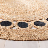 Safavieh Natural Fiber 370 Hand Woven 70% Jute and 30% Leather Contemporary Rug NF370Z-4R