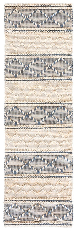 Safavieh Natural Fiber 375 Flat Weave 80% Jute and 20% Cotton Bohemian Rug NF375A-8
