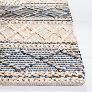 Safavieh Natural Fiber 375 Flat Weave 80% Jute and 20% Cotton Bohemian Rug NF375A-8