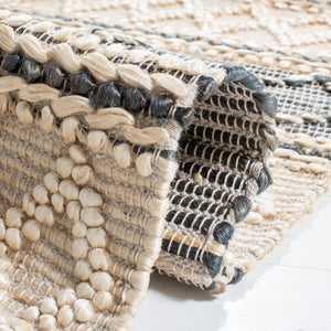 Safavieh Natural Fiber 375 Flat Weave 80% Jute and 20% Cotton Bohemian Rug NF375A-8