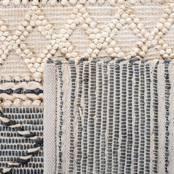 Safavieh Natural Fiber 375 Flat Weave 80% Jute and 20% Cotton Bohemian Rug NF375A-8