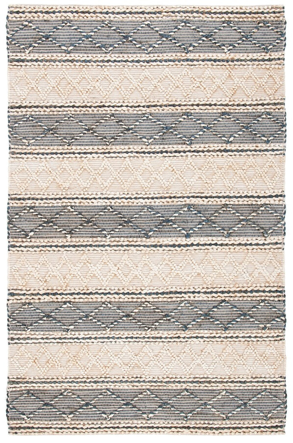 Safavieh Natural Fiber 375 Flat Weave 80% Jute and 20% Cotton Bohemian Rug NF375A-8