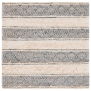 Safavieh Natural Fiber 375 Flat Weave 80% Jute and 20% Cotton Bohemian Rug NF375A-8