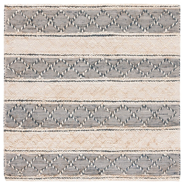 Safavieh Natural Fiber 375 Flat Weave 80% Jute and 20% Cotton Bohemian Rug NF375A-8