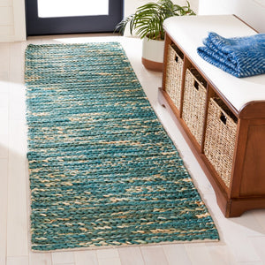 Safavieh Natural Fiber 376 Flat Weave 80% Jute and 20% Cotton Contemporary Rug NF376Y-8