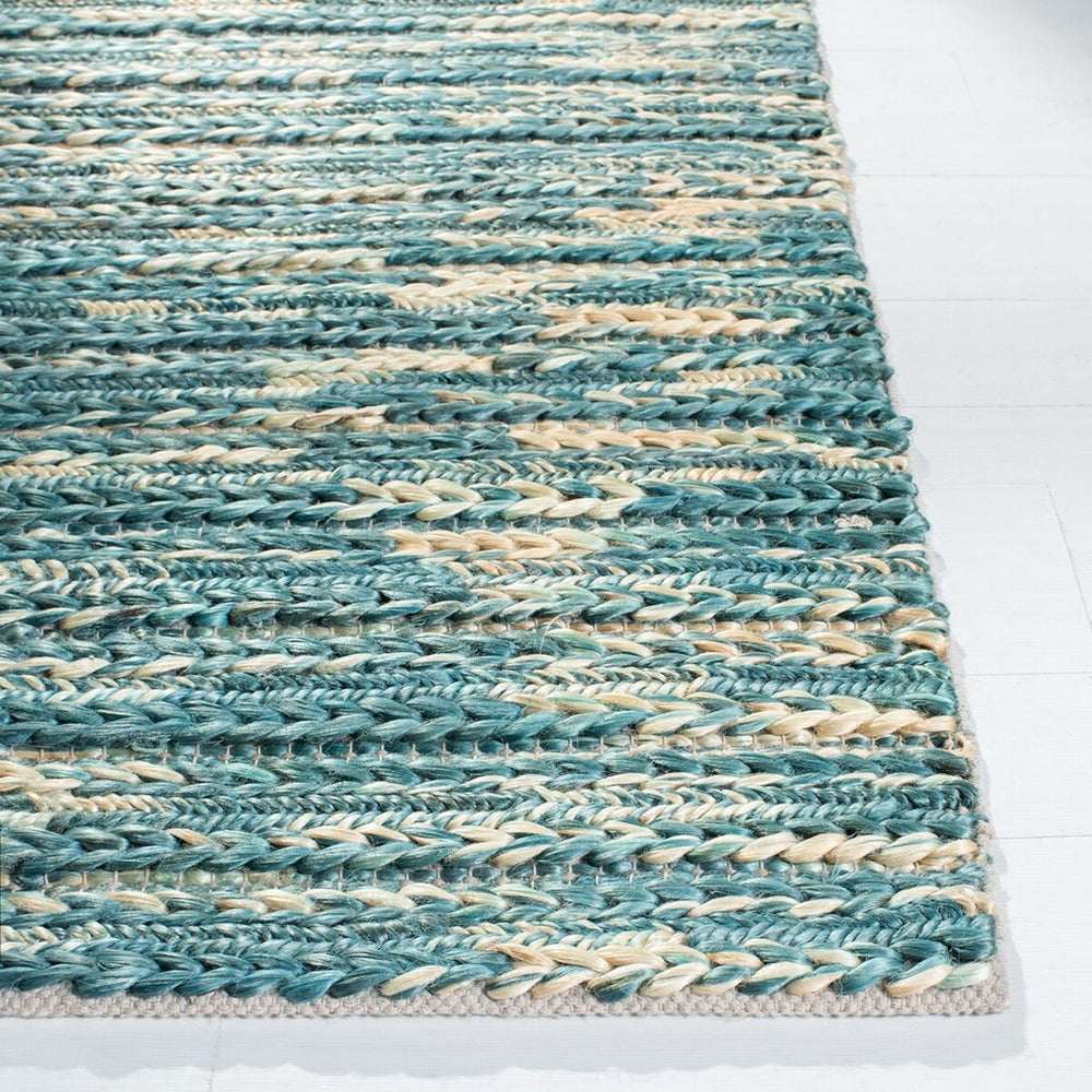 Safavieh Natural Fiber 376 Flat Weave 80% Jute and 20% Cotton Contemporary Rug NF376Y-8