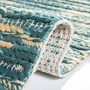 Safavieh Natural Fiber 376 Flat Weave 80% Jute and 20% Cotton Contemporary Rug NF376Y-8