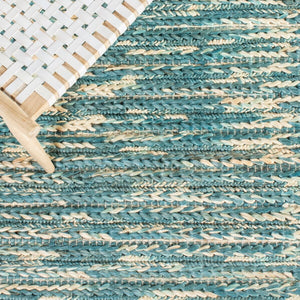 Safavieh Natural Fiber 376 Flat Weave 80% Jute and 20% Cotton Contemporary Rug NF376Y-8