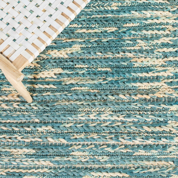 Safavieh Natural Fiber 376 Flat Weave 80% Jute and 20% Cotton Contemporary Rug NF376Y-8