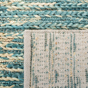 Safavieh Natural Fiber 376 Flat Weave 80% Jute and 20% Cotton Contemporary Rug NF376Y-8