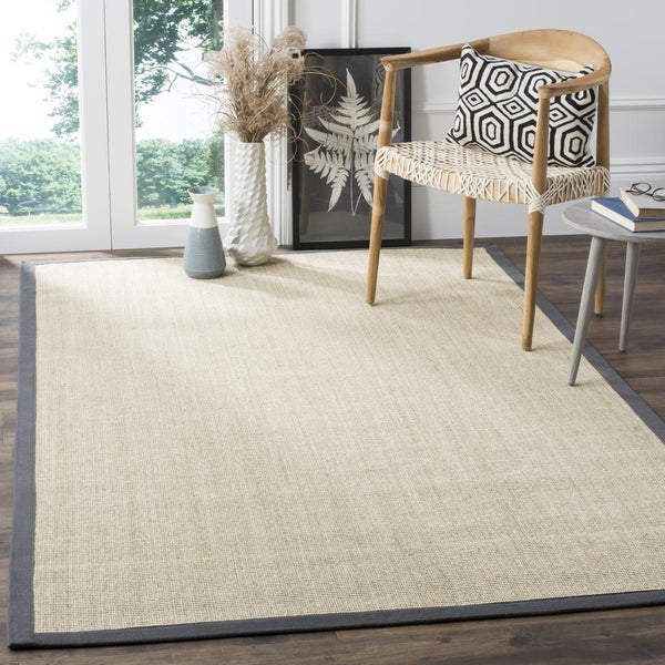 Safavieh Nf441 Power Loomed Sisal with Latex Rug NF441B-4SQ