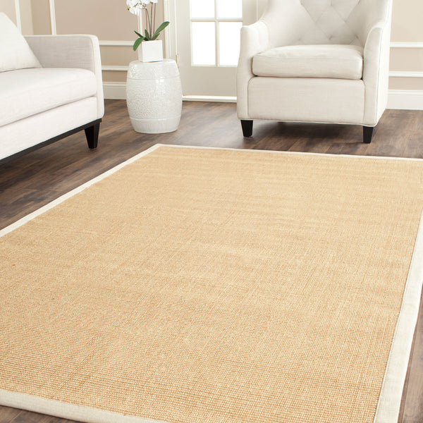 Safavieh Nf441 Power Loomed Sisal with Latex Rug NF441K-4SQ