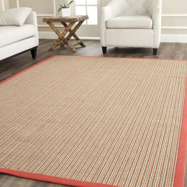 Safavieh Nf442 Power Loomed Sisal with Latex Rug NF442B-28