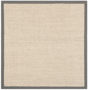 Safavieh Nf443 Power Loomed Sisal with Latex Rug NF443B-4SQ