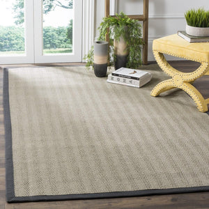 Safavieh Nf444 Power Loomed Sisal with Latex Rug NF444A-3