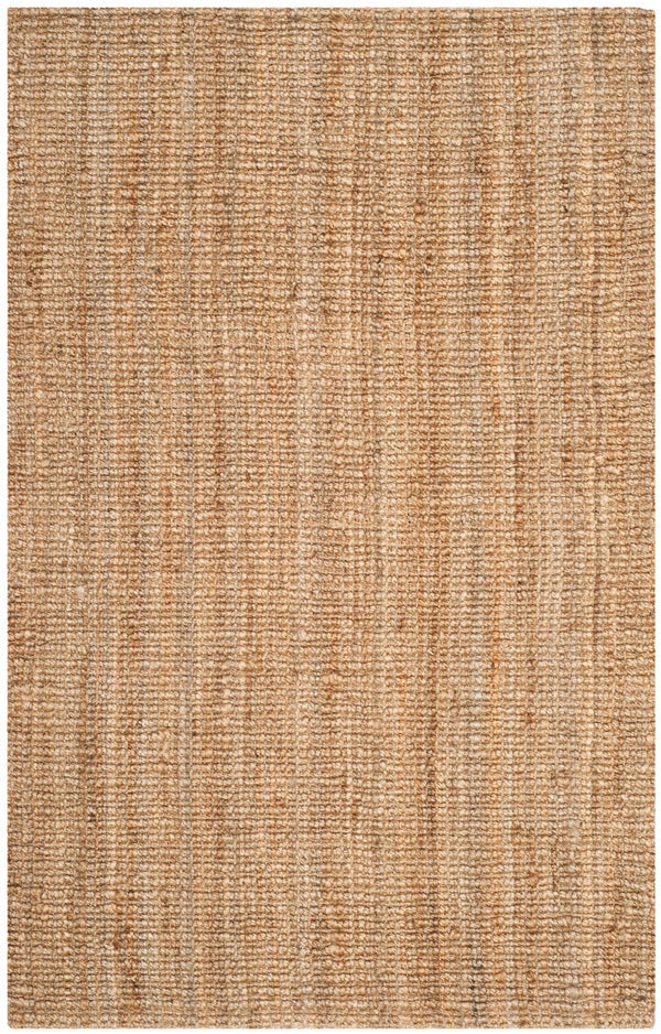 Natural Fiber N447  Hand Woven 100% Jute Pile Rug Natural