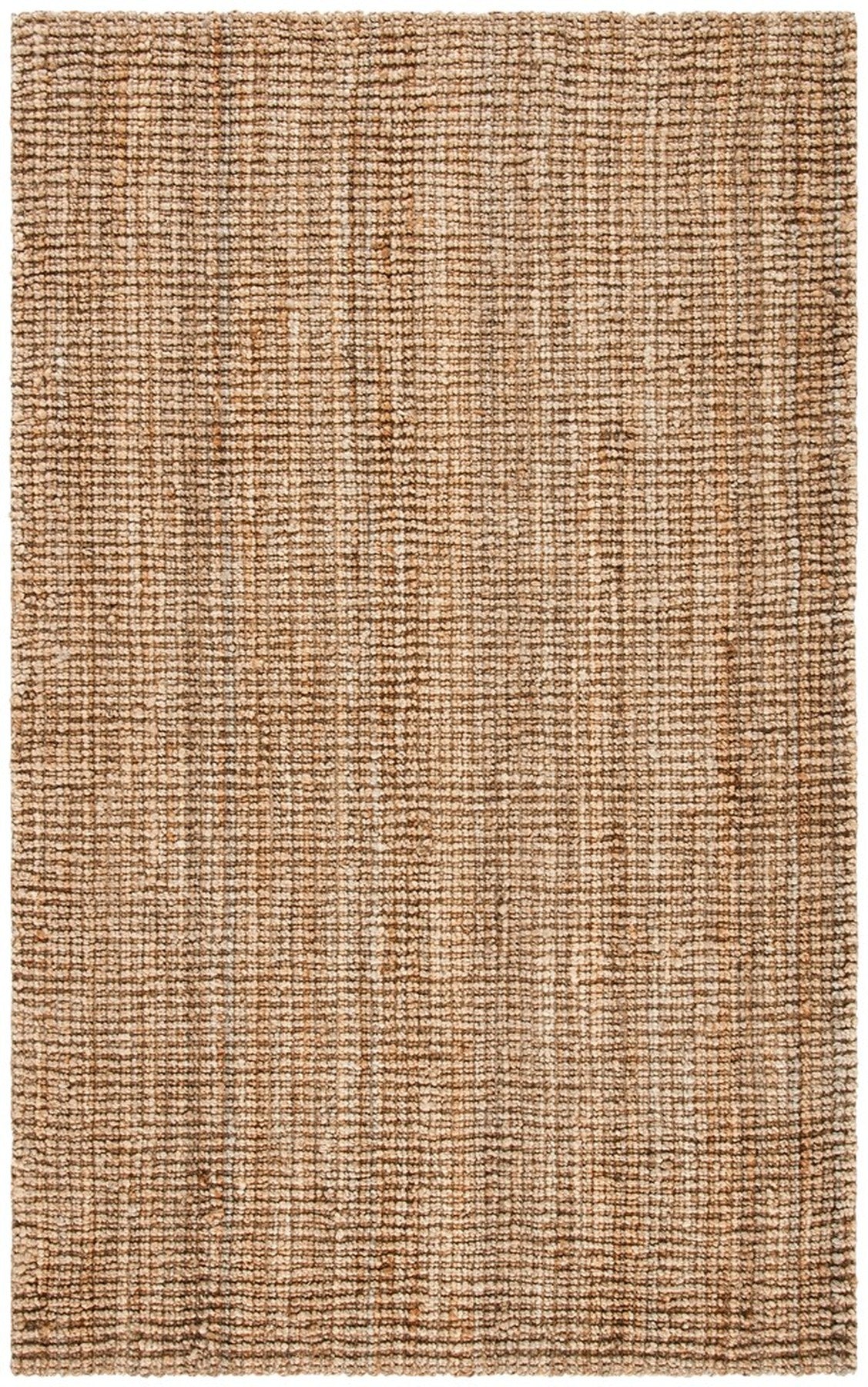 Natural Fiber Hand Woven Jute Pile Rug for Coastal Living and Elegant